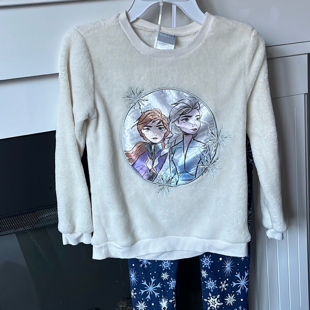 Frozen 2 Sweater Legging Set size 7